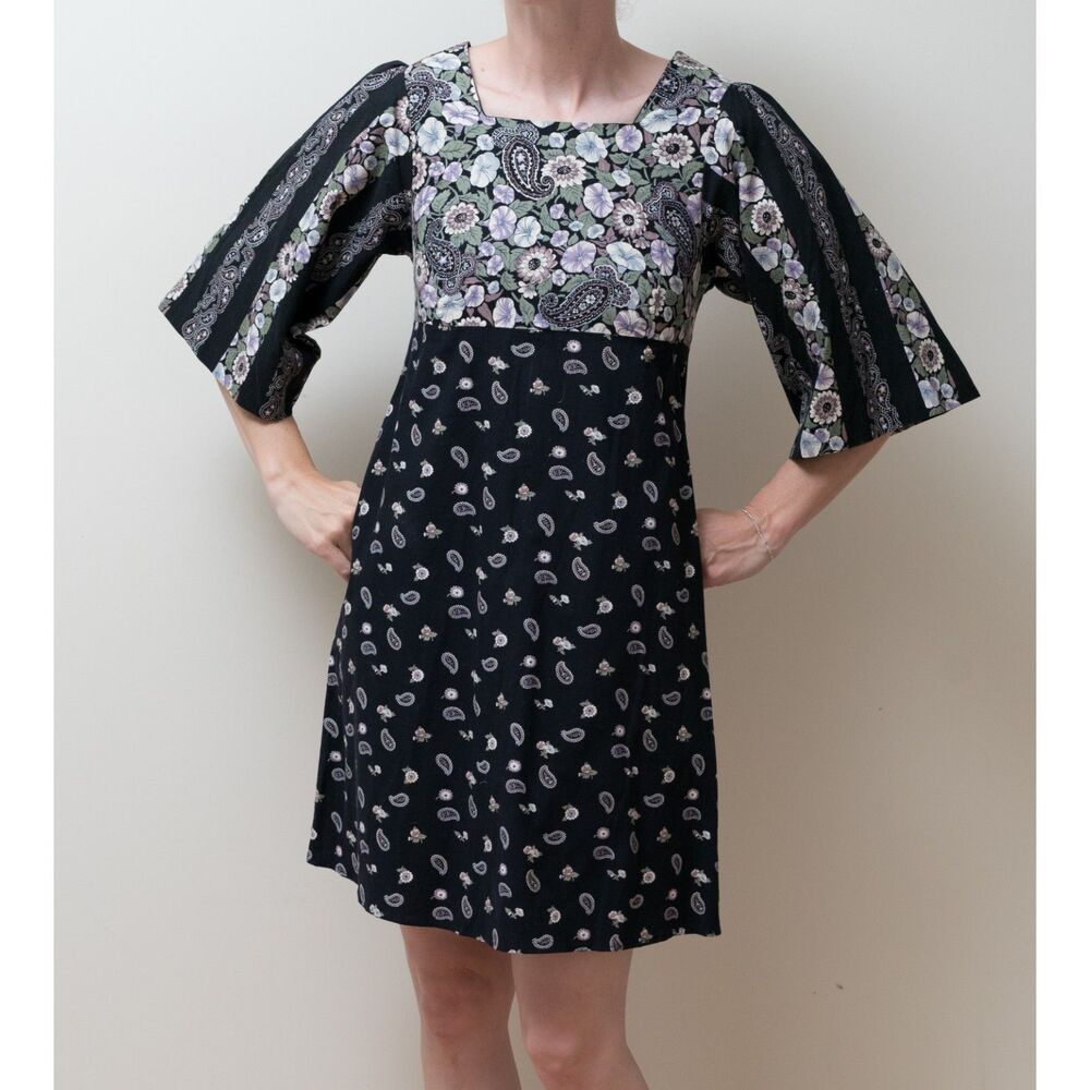 Vintage 70s Pitava Mini Dress - Sz EU 38